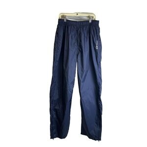 Mens Reebok Windbreaker Warmup Pants Blue Vintage‎ Size M (28X29)